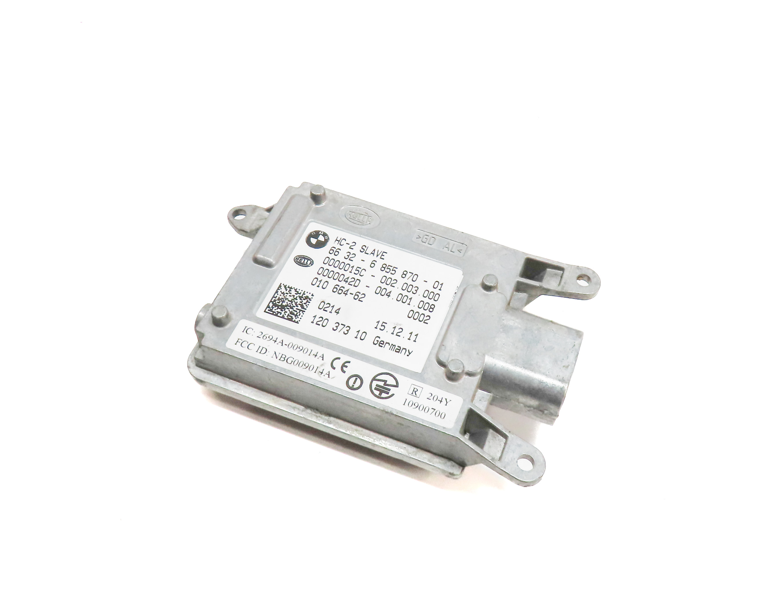 2012 BMW 535I (F10) REAR LEFT DRIVER ASSIST BLIND SPOT RADAR SENSOR MODULE SLAVE — exact item pictured
